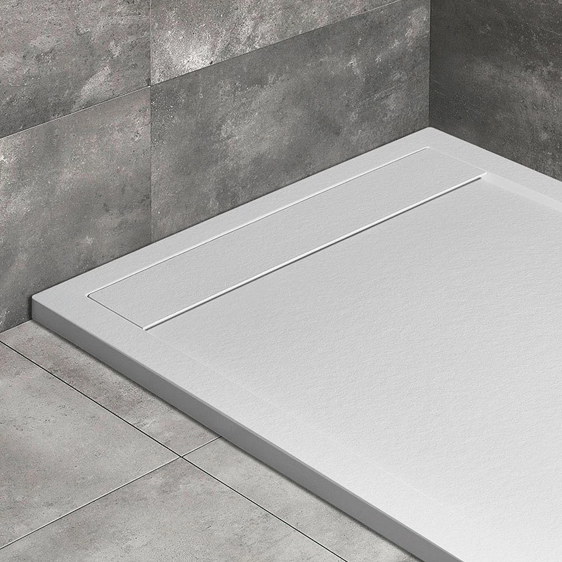 Radaway Teos F 1300*800*40 műmárvány zuhanytálca, tartozék HS1 szifonnal, fehér felület