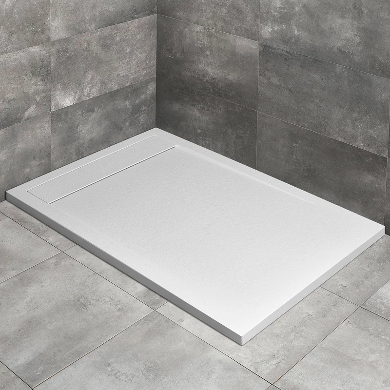 Radaway Teos F műmárvány zuhanytálca 1000x700x40 mm, HS1 szifonnal, fehér