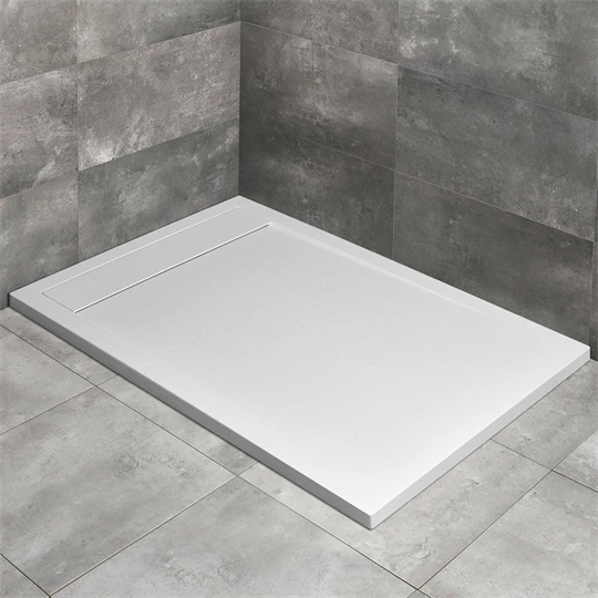 Radaway Teos F műmárvány zuhanytálca 1000x700x40 mm, HS1 szifonnal, fehér
