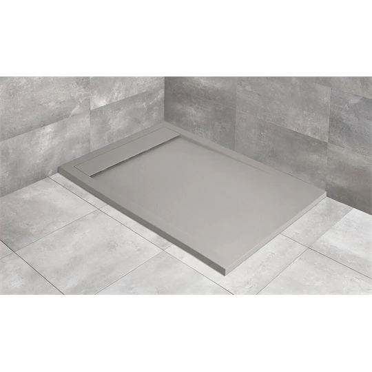Radaway Teos F műmárvány zuhanytálca 1000x800x40 mm, HS1 szifonnal, cement