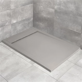 Radaway Teos F műmárvány zuhanytálca 1000x900x40 mm, HS1 szifonnal, cemento