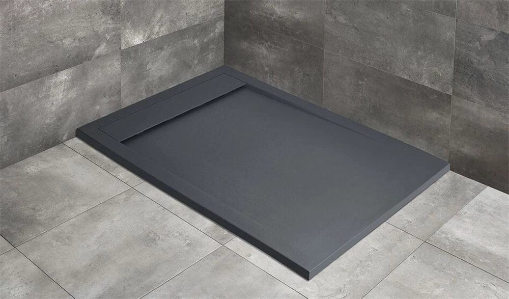 Radaway Teos F műmárvány zuhanytálca 1400x900x40 mm, HS1 szifonnal, antracit