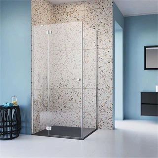 Radaway Torrenta KDJ nyílóajtós zuhanykabin, balos, 800x800x1950mm, 6mm üveg, átlátszó/króm