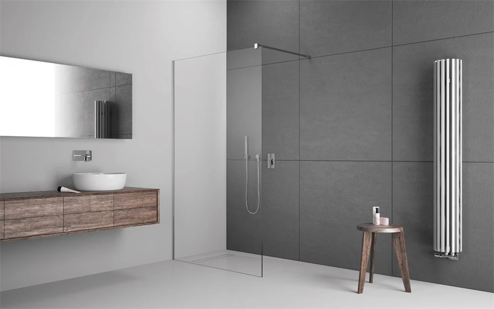 Radaway Modo II New 80 Walk-In zuhanyfal 800x2000 mm, króm/átlátszó