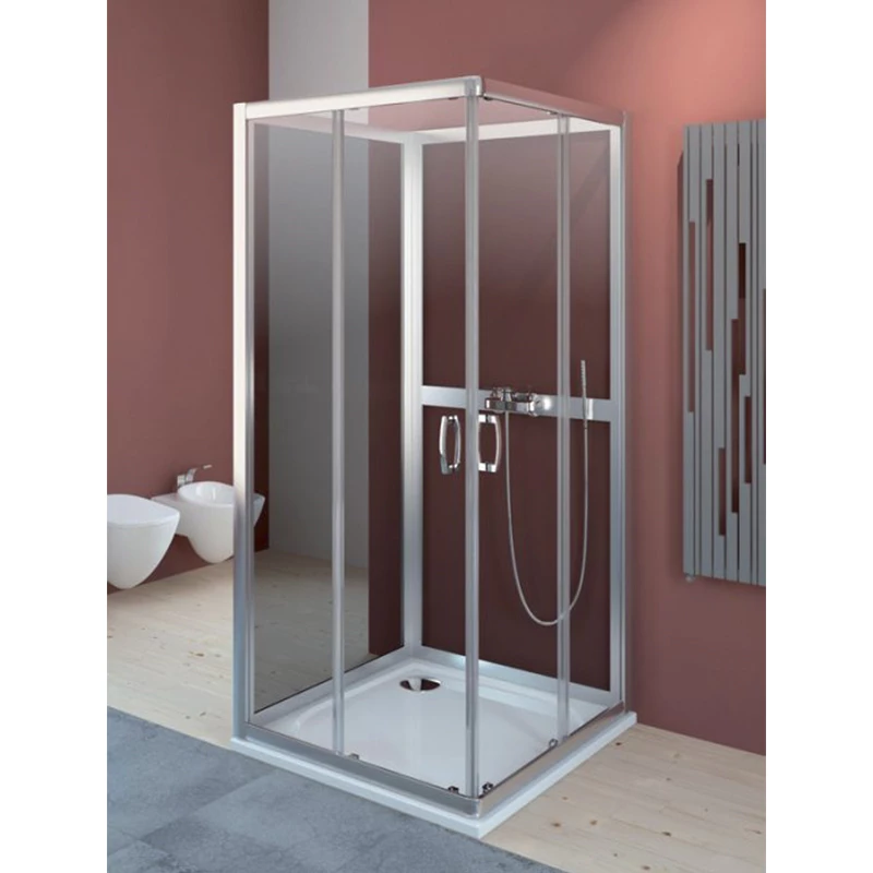 Radaway hátfal Premium Plus 2S 80 króm/fabr.
