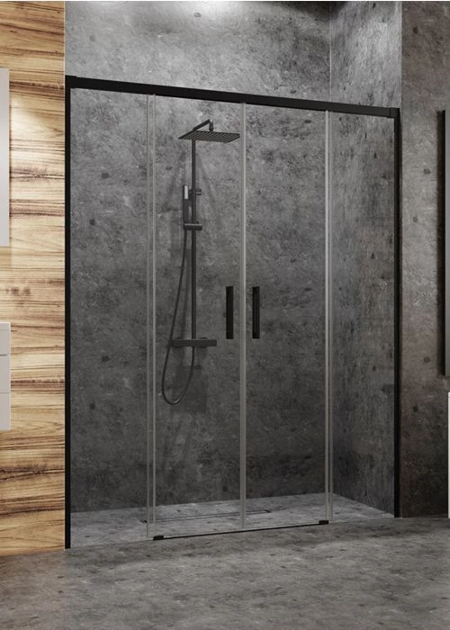 Radaway Idea Black DWD 190 zuhanyajtó 1900x2005 mm