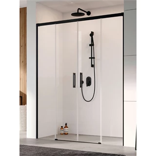 Radaway zuhanyajtó Idea Black DWD 200 Ultra Clear