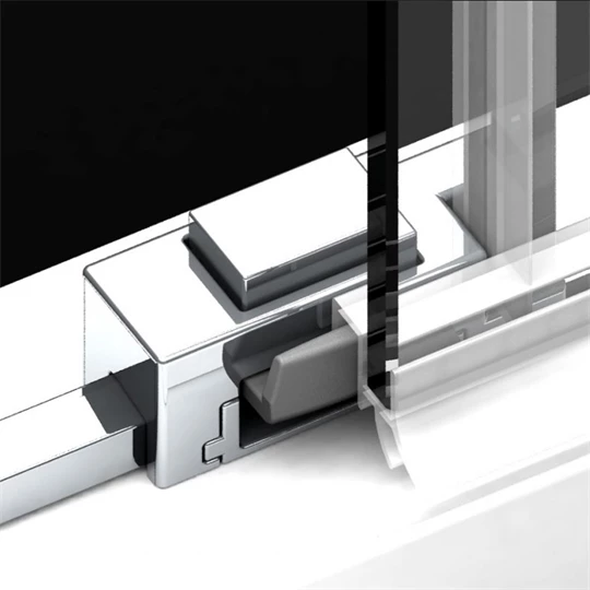 Radaway zuhanyajtó Idea DWD 140, 1385-1415x2005 mm, króm/átlátszó