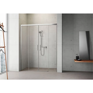 Radaway zuhanyajtó Idea DWD 140, 1385-1415x2005 mm, króm/átlátszó