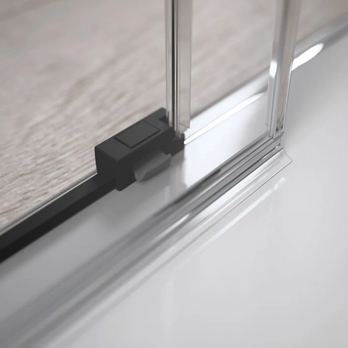 Radaway Idea Black DWD 160 zuhanyajtó, 1600x2005 mm
