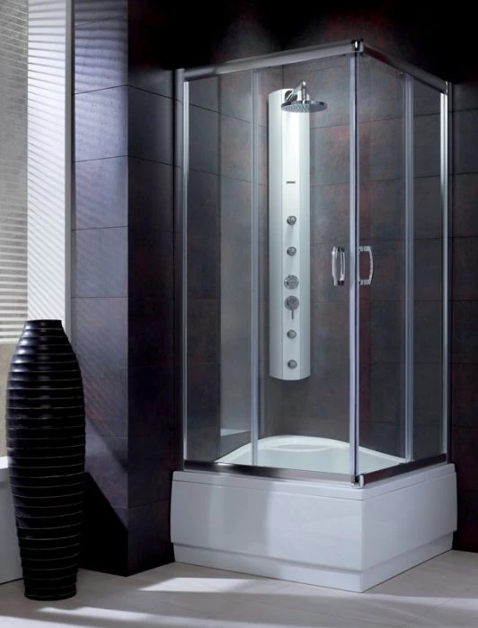Radaway Premium Plus C zuhanykabin 800x800x1700 mm, króm/fabrik