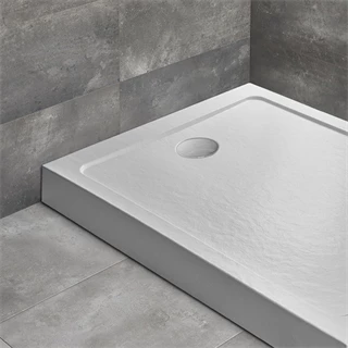 Radaway zuhanytálca Doros F Compact 1000x800x120 Stone fehér