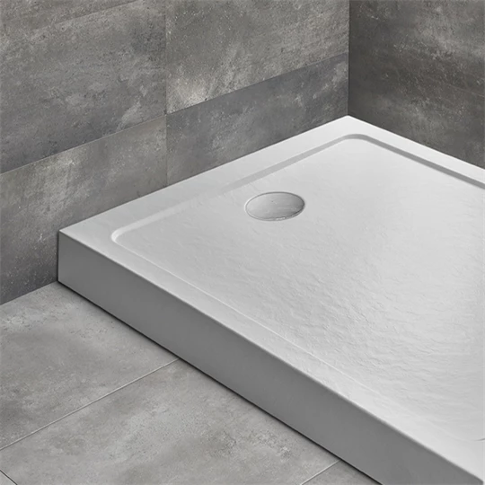 Radaway zuhanytálca Doros F Compact 1000x800x120 Stone fehér