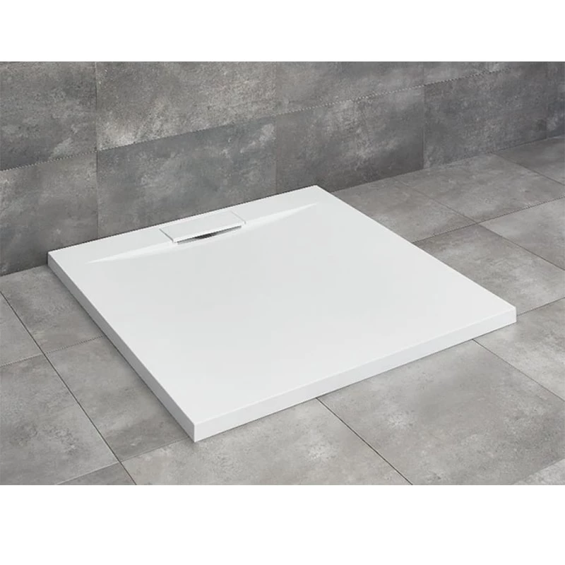 Radaway zuhanytálca Giaros C 900*900*40 szögletes műmárvány tálca+szifon