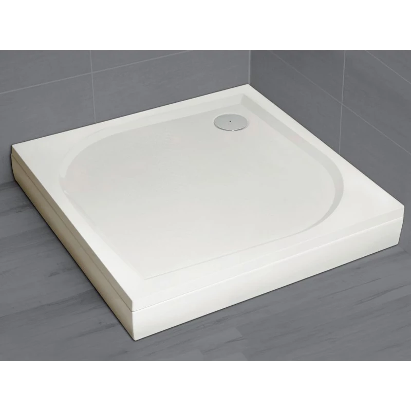 Radaway zuhanytálca Paros C  900* 900*30/125 szögletes műmárvány tálca+láb+szifon