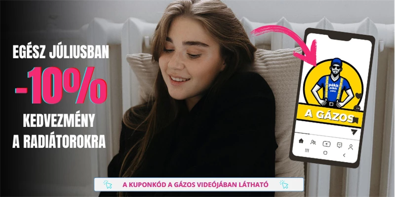 Radiátor kedvezményt hirdetünk Júliusra