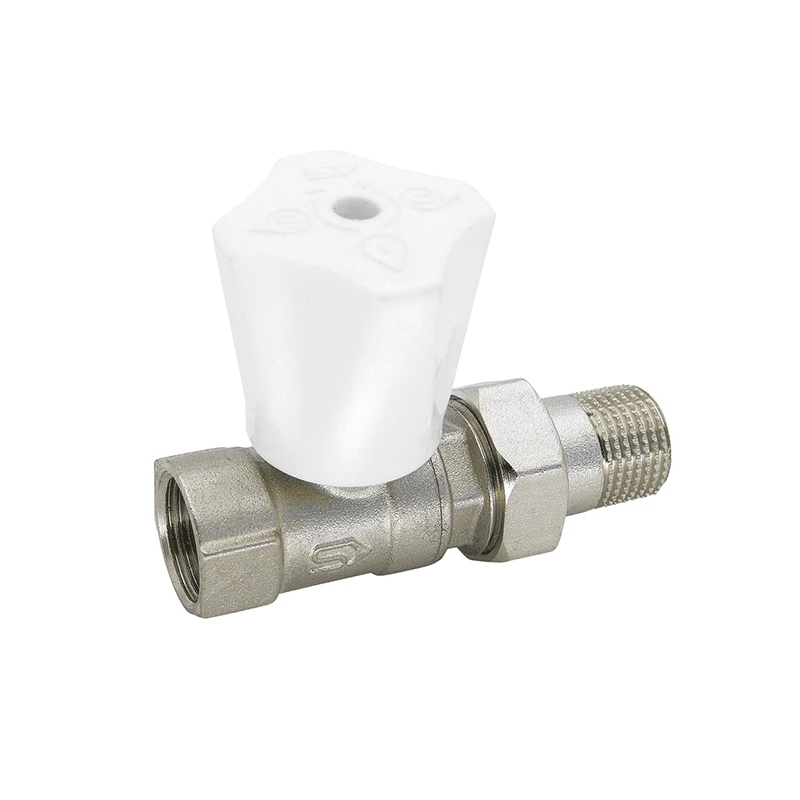 Radiátor szelep 1/2" előre egyenes, G 1/2" DN15 VE-4524, Slovarm