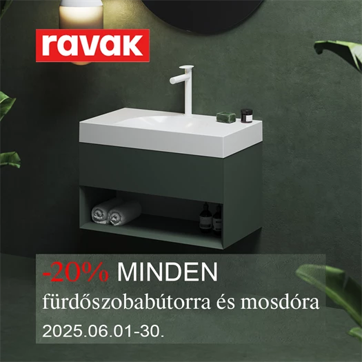 Ravak -20% akció