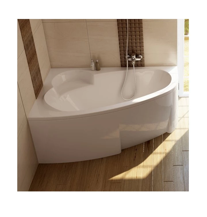 Ravak Asymmetric akril kád előlap 150 bal, 2065 x 590 mm, fehér