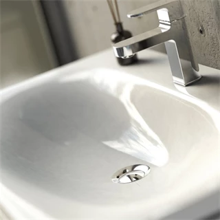 Ravak Balance kerámia mosdó 800*465*30mm, csaplyukkal, túlfolyó nélkül, fehér felület