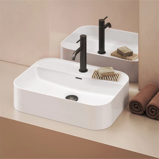 Ravak Ceramic 550 R Slim Shelf kerámia mosdó fehér