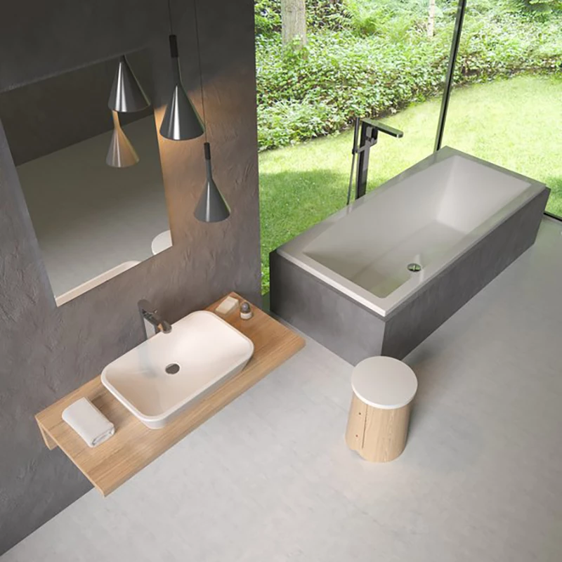 Ravak Ceramic 600 R kerámia mosdó, pultra ültethető, 600x400x120 mm, fehér