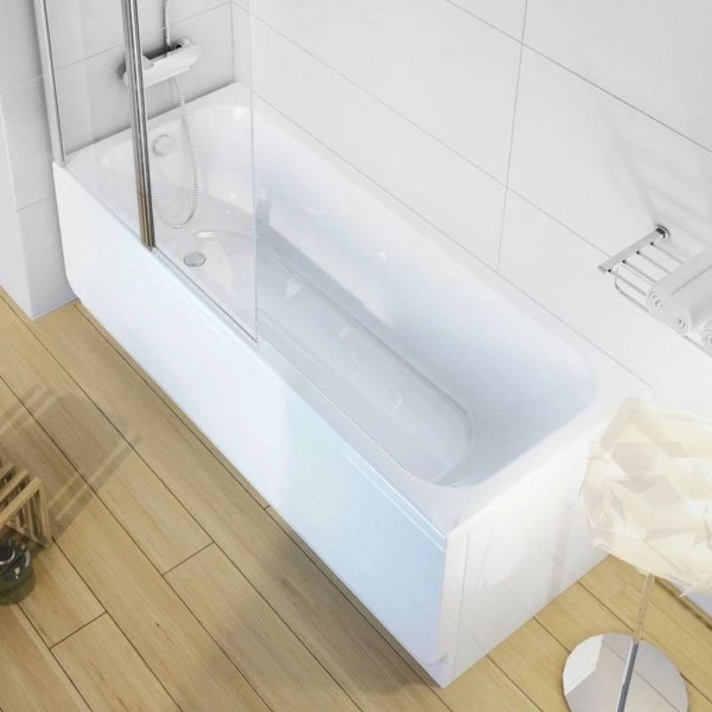 Ravak Chrome akril kád 150x70 cm, fehér, láb nélküli, 185 liter