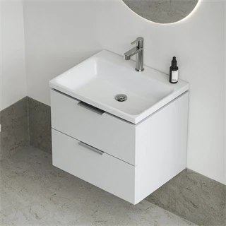 Ravak Comfort 600 kerámia mosdó 600*460*30mm, csaplyukkal, túlfolyó nélkül, fehér