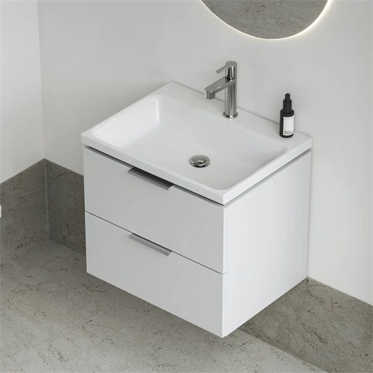 Ravak Comfort 600 kerámia mosdó 600*460*30mm, csaplyukkal, túlfolyó nélkül, fehér
