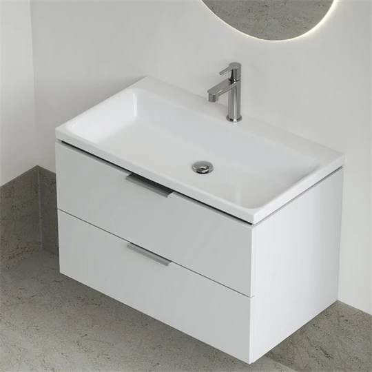 Ravak Comfort 800 kerámia mosdó 800*460*30mm, csaplyukkal, túlfolyó nélkül fehér