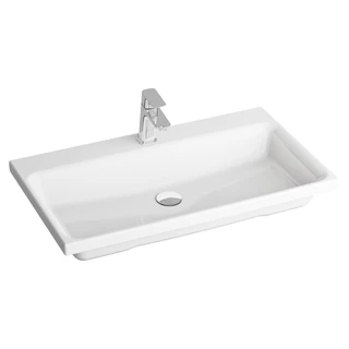 Ravak Comfort 800 kerámia mosdó 800*460*30mm, csaplyukkal, túlfolyó nélkül fehér