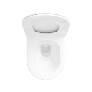 Ravak Flow RimOff fali WC szett, soft close ülőkével, fehér