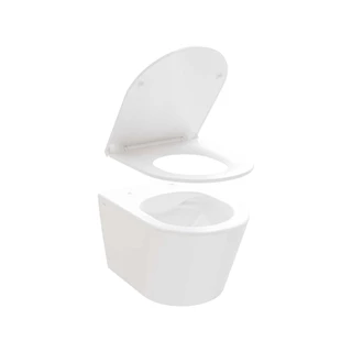 Ravak Flow RimOff fali WC szett, soft close ülőkével, fehér