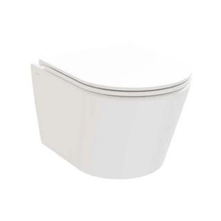 Ravak Flow RimOff fali WC szett, soft close ülőkével, fehér