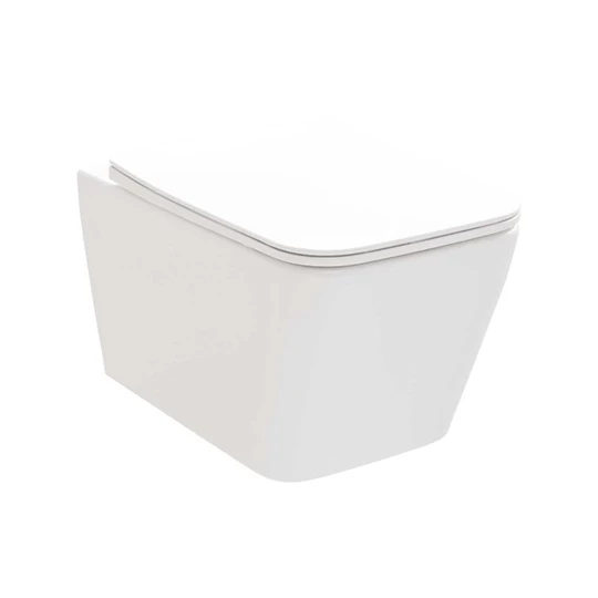 Ravak Natural RimOff fali WC szett, soft close ülőkével, fehér