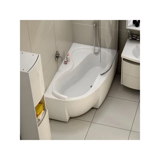 Ravak Rosa 95 akril kád 150x95 cm, balos, fehér, láb nélkül