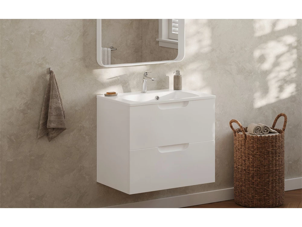 Ravak SD Classic II 600 szekrény mosdó alatti szekrény, két fiókos 600x450x585 mm, fehér/fehér szín