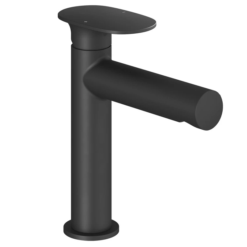 Ravak Spring Álló mosdócsaptelep 190 mm, leeresztő nélkül - Matt fekete SG 012.20BL
