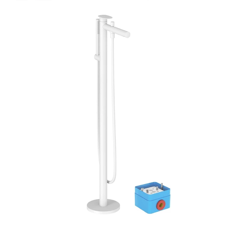Ravak Spring Padlón álló kádcsaptelep, szettel - SG 080.10WHM.RB07A