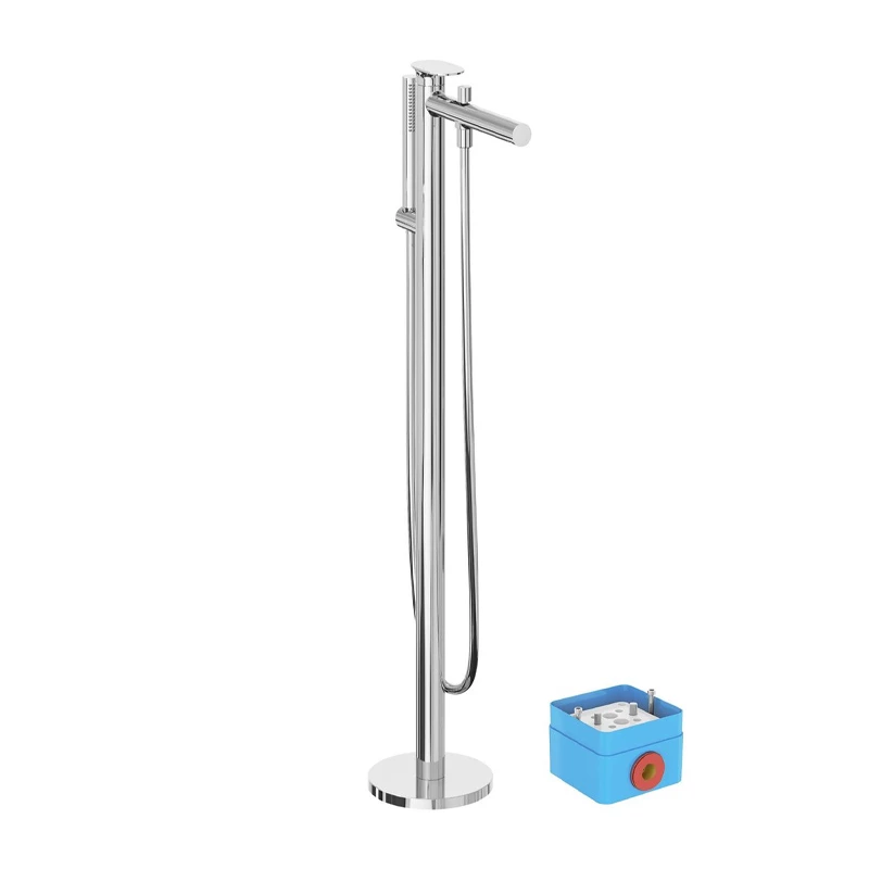 Ravak Spring Padlón álló kádcsaptelep, szettel - króm SG 080.00CR.RB07A