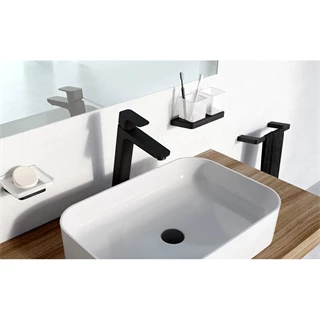 Ravak TD F 015.20 álló mosdócsaptelep leeresztő nélkül (333 mm), fekete