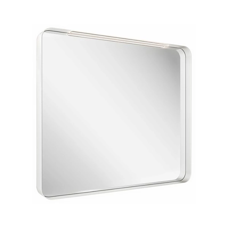 Ravak fürdőszobai tükör Strip 600x700 fehér, világítással