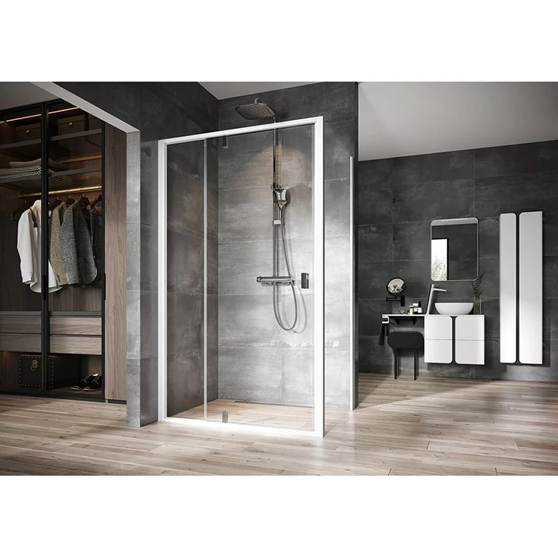 Ravak fürdőszobai tükör Strip 800x700 fehér, világítással