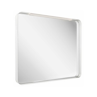 Ravak fürdőszobai tükör Strip 800x700 fehér, világítással