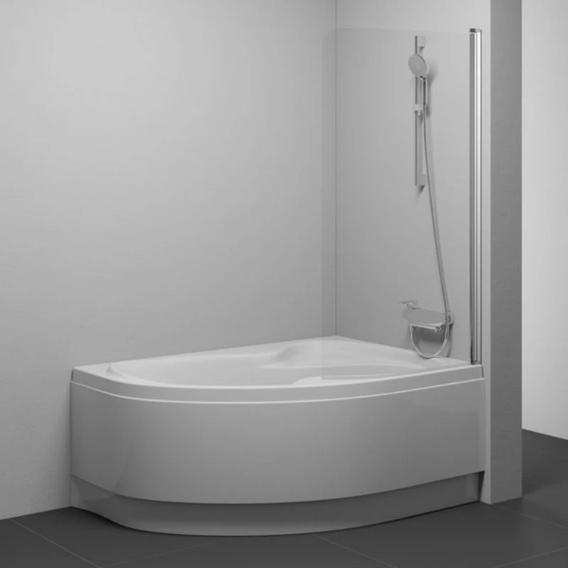 Ravak CVSK1 Rosa 160/170 kádparaván, jobbos fehér-transparent 