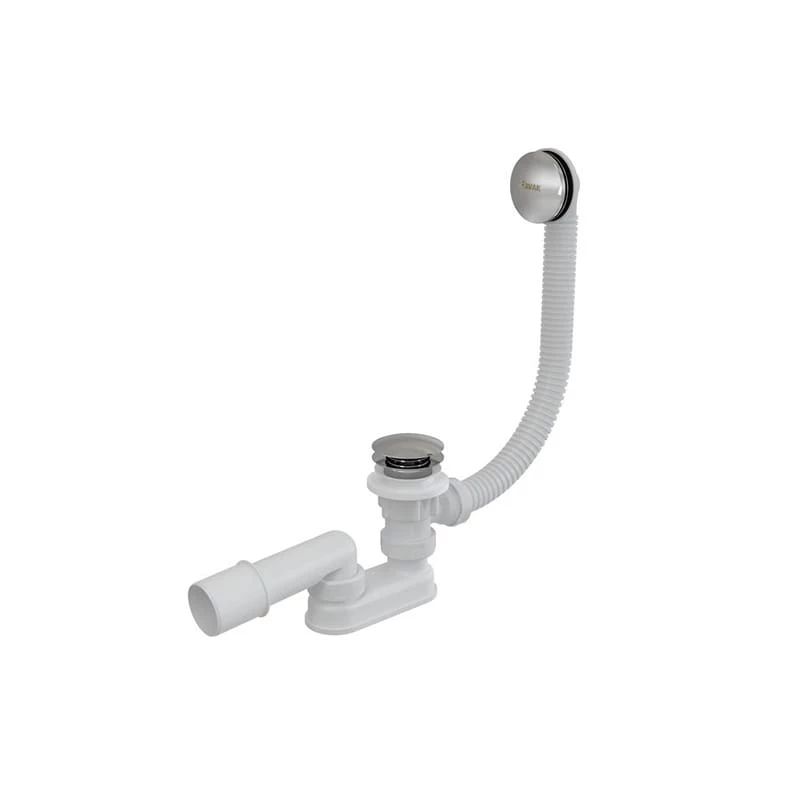 Ravak le- és túlfolyó kádakhoz, Click-clack vezérlés, 570 mm, króm