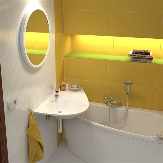Ravak mosdó Avocado Comfort műmárvány 950X450  jobbos