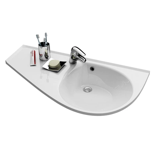 Ravak mosdó Avocado Comfort műmárvány  950x450  balos