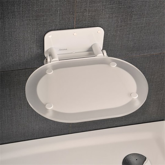Ravak zuhanykabin ülőke Chrome Clear/fehér