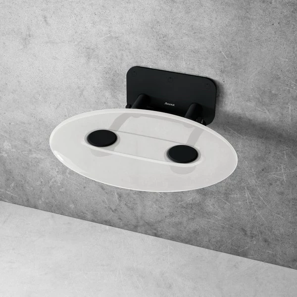 Ravak zuhanykabin ülőke OVO-P II Clear/Black